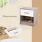 Nightstand with Drawer, Open Shelf, Modern Design and Sturdy Structure